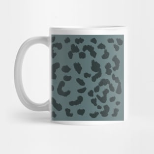 Grey Leopard Print Mug